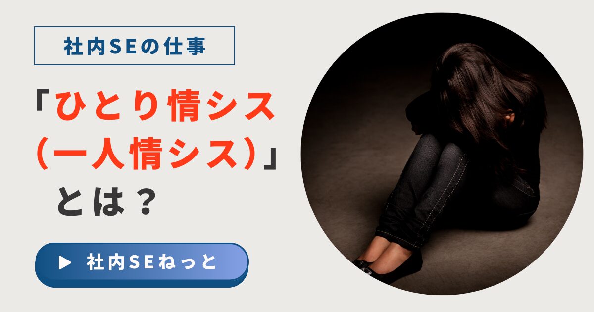 ひとり情シス（一人情シス）とは？
